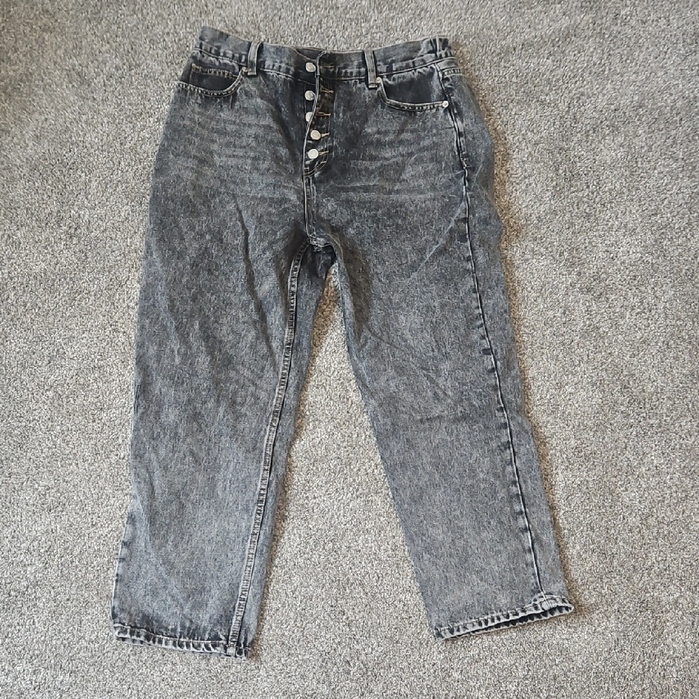 Womens Straight High Rise Jeans